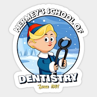 Hermey The Elf Dentistry V.2 Sticker